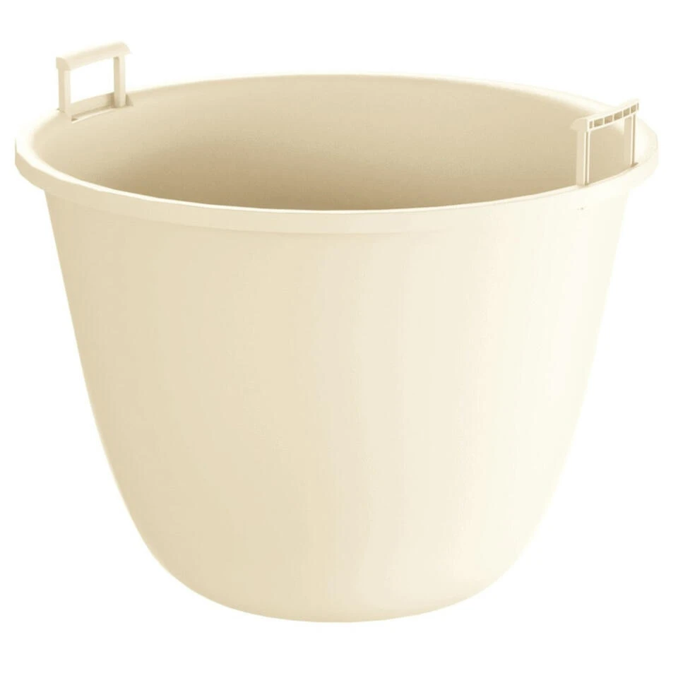 Prosperplast Plantenpot/bloempot - Kunststof - Creme - D18 X H13,5 Cm 4 Prosperplast Plantenpot/bloempot - Kunststof - Creme - D18 X H13,5 Cm - Afbeelding 2