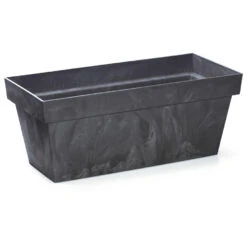 Prosperplast Plantenbak - Betonlook - Antraciet - Kunststof - 60 Cm -Groene Hoek 08e606dc02394fabab8e0ee4e52bf365