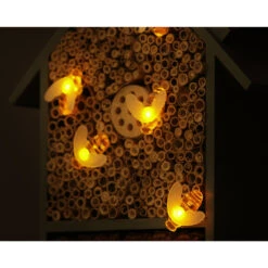 Lumineo Insectenhotel - Grijsgroen - Solar Lampjes - 31 Cm -Groene Hoek 090a09ce79c94d1586d1d62194128c8c