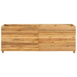 VidaXL Plantenbak Verhoogd 150x40x55 Cm Gerecycled Teakhout En Staal -Groene Hoek 0b3eed13587b4648a5a5772e23d05791
