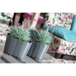 Prosperplast Plantenpot - Steengrijs - Ophang - Kunststof - D20xH15 Cm -Groene Hoek 0b7b0f1a68d64093a178ae8e625bf12f