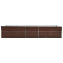 VidaXL Plantenbak Verhoogd 400x80x45 Cm Gegalvaniseerd Staal Bruin 8 VidaXL Plantenbak Verhoogd 400x80x45 Cm Gegalvaniseerd Staal Bruin -Groene Hoek 0be88c112a5a46dcb9f2ec0cbaf0cb93
