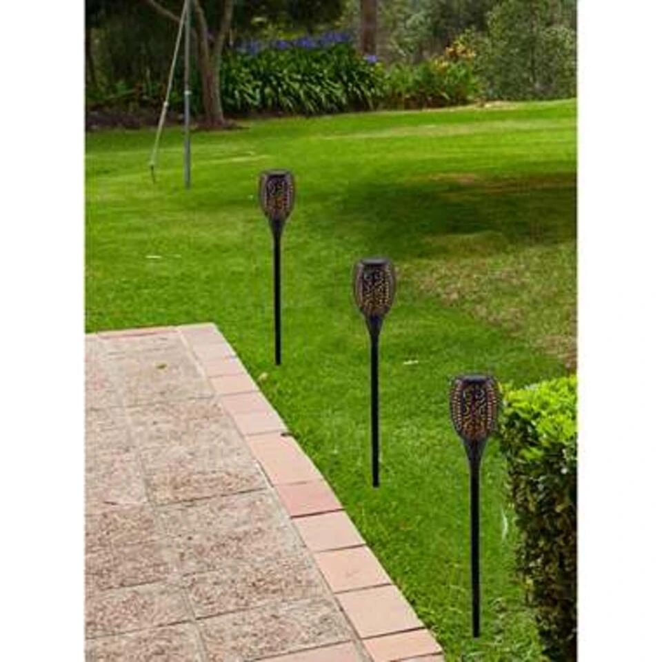 Merkloos Tuinfakkel - Zwart - Solar - Vlameffect - Ovaal - 78 Cm 6 Merkloos Tuinfakkel - Zwart - Solar - Vlameffect - Ovaal - 78 Cm - Afbeelding 4