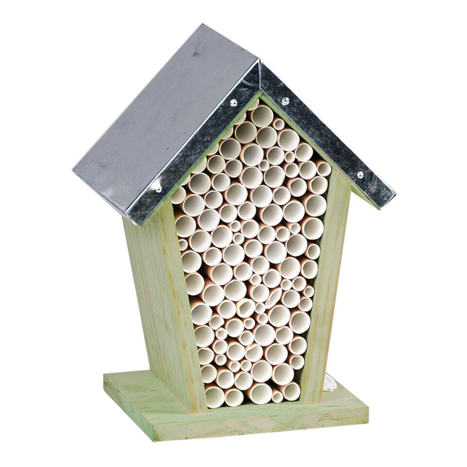 Best For Birds Insectenhotel - Hout - Bijenhotel - 22 Cm 3 Best For Birds Insectenhotel - Hout - Bijenhotel - 22 Cm
