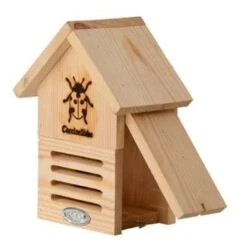 Merkloos Insectenhotel - Voor Lievenheersbeestjes - Vurenhout - 23 Cm -Groene Hoek 1000000594 0102
