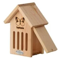Merkloos Insectenhotel - Voor Vlinders - Vurenhout - 23 Cm 7 Merkloos Insectenhotel - Voor Vlinders - Vurenhout - 23 Cm -Groene Hoek 1000000598 0102