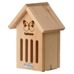 Merkloos Insectenhotel - Voor Vlinders - Vurenhout - 23 Cm