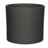 Mica Decorations Bloempot - Donkergrijs - Mat - Keramiek - 23 X 21 Cm -Groene Hoek 1000003647