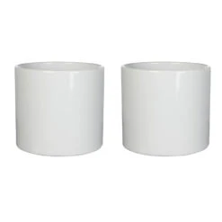 Mica Decorations Bloempot - Wit - Glans - Keramiek - 17 X 14 Cm 9 Mica Decorations Bloempot - Wit - Glans - Keramiek - 17 X 14 Cm -Groene Hoek 1000003688 0104