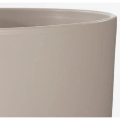 Mica Decorations Bloempot - Taupe Bruin - Mat - Keramiek - 19 X 18 Cm -Groene Hoek 1000003696 0102