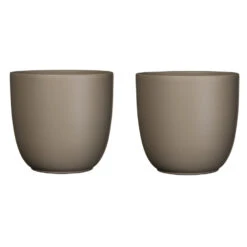 Mica Decorations Bloempot - Taupe Bruin - Mat - Keramiek - 14 X 14 Cm 9 Mica Decorations Bloempot - Taupe Bruin - Mat - Keramiek - 14 X 14 Cm -Groene Hoek 1000003704 0104
