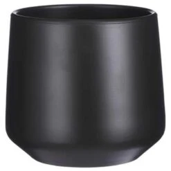 Mica Decorations Bloempot - Antraciet Grijs - Keramiek - 21 X 23 Cm