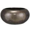 Mica Decorations Plantenpot - Schaal - Brons - Geribbeld - 32 X 16 Cm -Groene Hoek 1000005200