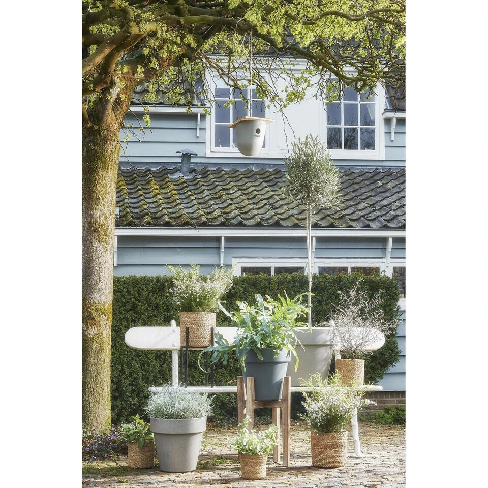 Mica Decorations Plantenpot - Rotan - Bruin - Plantenmand - 18 X 18 Cm 4 Mica Decorations Plantenpot - Rotan - Bruin - Plantenmand - 18 X 18 Cm - Afbeelding 2