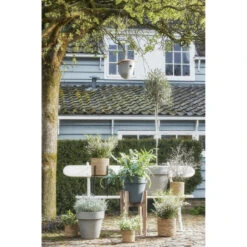 Mica Decorations Plantenpot - Rotan - Bruin - Plantenmand - 16 X 16 Cm -Groene Hoek 1000005237 0102