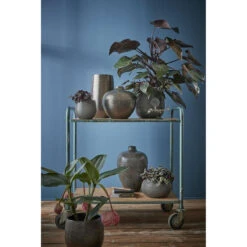 Mica Decorations Plantenpot - Bronskleurig - Geribbeld - 19 X 21 Cm 8 Mica Decorations Plantenpot - Bronskleurig - Geribbeld - 19 X 21 Cm -Groene Hoek 1000005260 0103