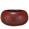 Mica Decorations Plantenpot - Schaal - Bordeaux Rood - 32 X 16 Cm 2 Mica Decorations Plantenpot - Schaal - Bordeaux Rood - 32 X 16 Cm -Groene Hoek 1000005274