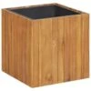 VidaXL Plantenbak Verhoogd 43,5x43,5x44 Cm Massief Acaciahout 2 VidaXL Plantenbak Verhoogd 43,5x43,5x44 Cm Massief Acaciahout -Groene Hoek 1000005517