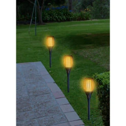 Tuinfakkel - Solar - Tuinverlichting - Zwart - Vlameffect - 58 Cm 7 Tuinfakkel - Solar - Tuinverlichting - Zwart - Vlameffect - 58 Cm -Groene Hoek 1000005919 0102