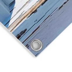 Tuinposter Tropisch Strand 80x120 Cm Blauw -Groene Hoek 1000006182 0103