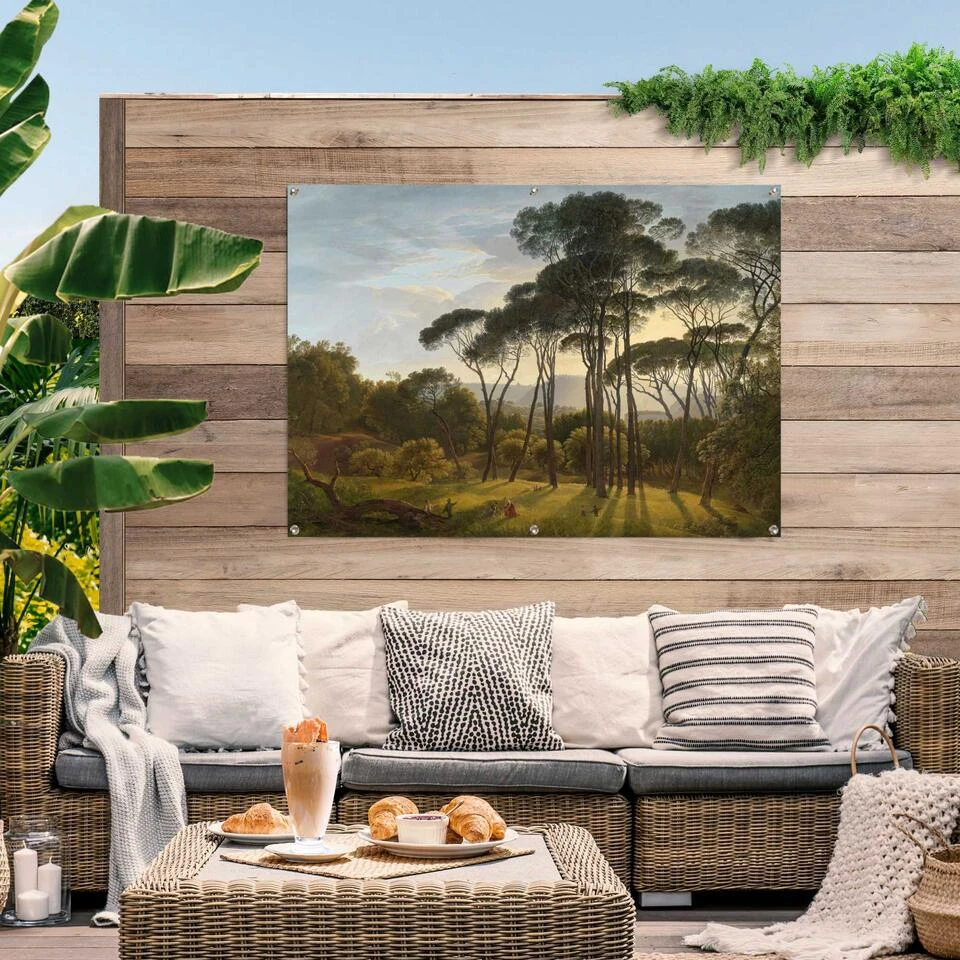 Tuinposter Voogd Italiaans Landschap 100x140 Cm Groen 4 Tuinposter Voogd Italiaans Landschap 100x140 Cm Groen - Afbeelding 2