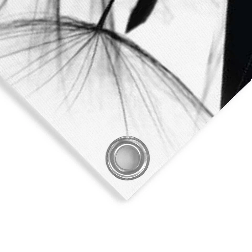 Tuinposter Paardenbloem 120x80 Cm Zwart-Wit 6 Tuinposter Paardenbloem 120x80 Cm Zwart-Wit - Afbeelding 4