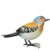Decoris Tuindecoratie Vogel - Vink - Metaal - 38 Cm -Groene Hoek 1000008163