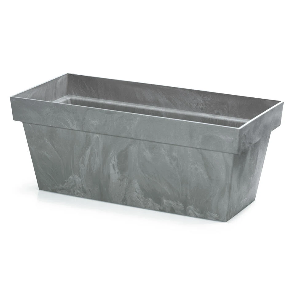 Prosperplast Plantenbak - Betonlook - Lichtgrijs - Kunststof - 40 Cm 3 Prosperplast Plantenbak - Betonlook - Lichtgrijs - Kunststof - 40 Cm