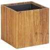 VidaXL Plantenbak Verhoogd 33,5x33,5x33,5 Cm Massief Acaciahout -Groene Hoek 1000009551