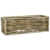 VidaXL Plantenbak Verhoogd 120x40x40 Cm Hazelaarhout -Groene Hoek 1000009579