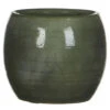 Mica Decorations Bloempot - Glanzend Groen - Keramiek - 14 X 12 Cm 2 Mica Decorations Bloempot - Glanzend Groen - Keramiek - 14 X 12 Cm -Groene Hoek 1000010834