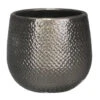 Mica Decorations Bloempot - Bronskleurig - Keramiek - 14 X 12 Cm -Groene Hoek 1000010846