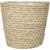 Bela Arte Bloempot - Rotan - Gedraaid Riet - 19 Cm -Groene Hoek 1000010850