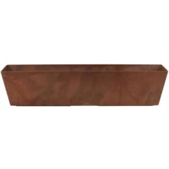 Steege Plantenbak - Gerecycled Kunststof - Terra Bruin - 74 X 17 Cm