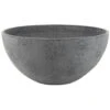 Ter Steege Bloempot - Schaal - Gerecycled Kunststof - Grijs - 25 X 12 Cm 2 Ter Steege Bloempot - Schaal - Gerecycled Kunststof - Grijs - 25 X 12 Cm -Groene Hoek 1000011069