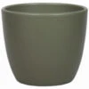 Floran Plantenpot - Groen - Mat - Keramiek - 22 X 19 Cm