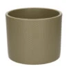 Mica Decorations Bloempot - Groentint - Gestipeld - 15 X 18 Cm -Groene Hoek 1000011482