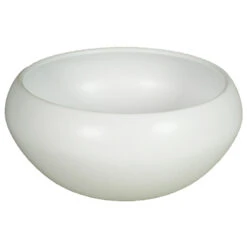 Floran Bloempot Rian - Schaal - Mat Wit - Keramiek - 26 X 12 Cm