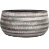 Floran Bloempot Lena - Schaal - Bruin - Mat - Geribbeld - 14 X 29 Cm 2 Floran Bloempot Lena - Schaal - Bruin - Mat - Geribbeld - 14 X 29 Cm -Groene Hoek 1000011639