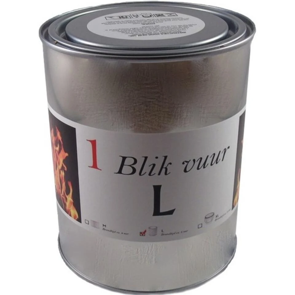 Merkloos Tuinfakkel In Blik - 5 Tot 8 Branduren - 11 X 13 Cm 3 Merkloos Tuinfakkel In Blik - 5 Tot 8 Branduren - 11 X 13 Cm