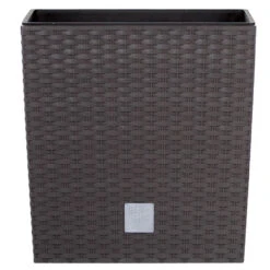 Nieuwe uitgaven 7 Prosperplast Plantenbak Rato - Bruin - Rotan - Kunststof - 26 Cm