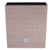 Prosperplast Plantenbak Rato - Taupe - Rotan - Kunststof - 20 Cm -Groene Hoek 1000013268