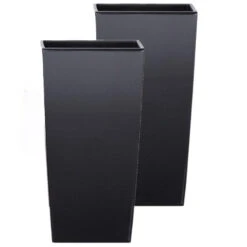 Prosperplast Plantenpot Urbi - Anctraciet - Vierkant - 19 X 37 Cm -Groene Hoek 1000013305 0102