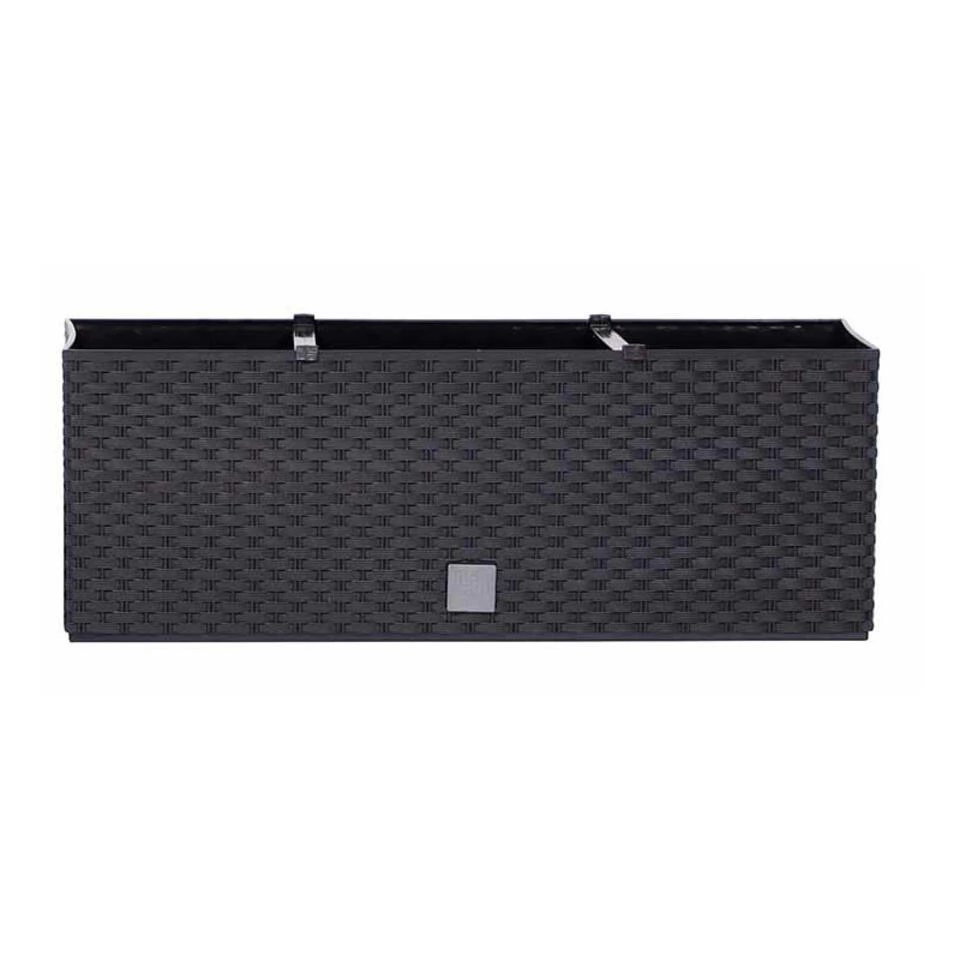 Prosperplast Plantenbak Rato - Antraciet - 72 L - 80 X 33 X 32 Cm 3 Prosperplast Plantenbak Rato - Antraciet - 72 L - 80 X 33 X 32 Cm