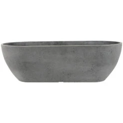 Ter Steege Plantenbak - Balkon - Kunststof - Donkergrijs - 55 X 16 Cm
