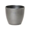 Floran Plantenpot - Zilver Metallic - Glanzend - Keramiek - 25 X 22 Cm -Groene Hoek 1000014783