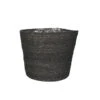 Steege Plantenpot - Grijs - Gevlochten Zeegras - 18 X 16 Cm -Groene Hoek 1000016475