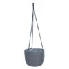 Steege Plantenpot - Hangend - Grijs - Zeegras - 19 X 17 Cm -Groene Hoek 1000016488