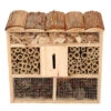Merkloos Insectenhotel - Voor Bijen En Vlinders - Hout - 30 Cm -Groene Hoek 1000017421