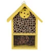 Merkloos Insectenhotel - Geel - Hout - 20 Cm -Groene Hoek 1000025317